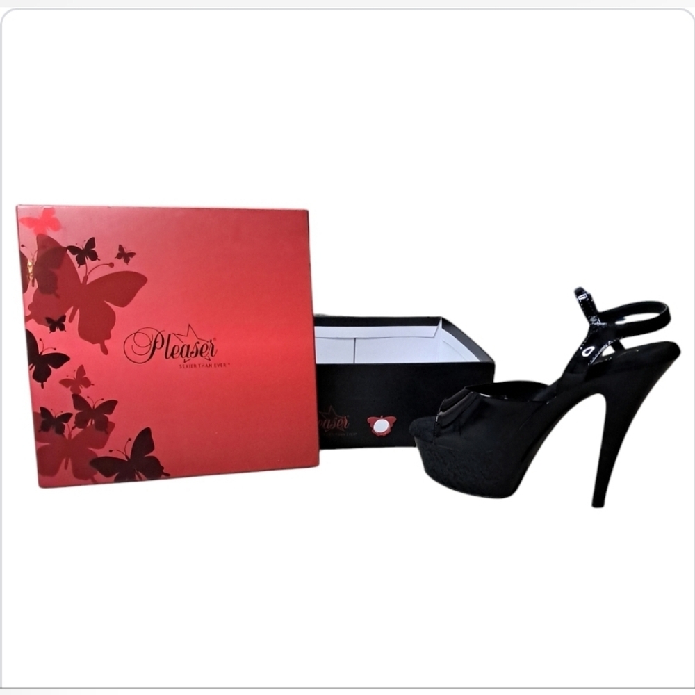 Pleaser  Kiss-209 Heels Size 10 NWT
